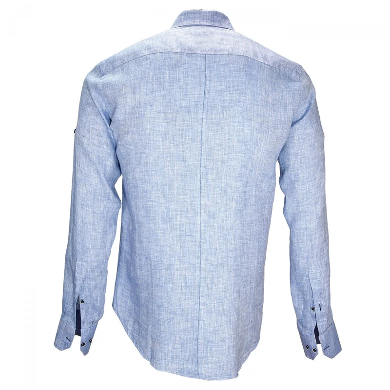 Chemise homme en lin coupe cintrée GAO Andrew Mac Allister