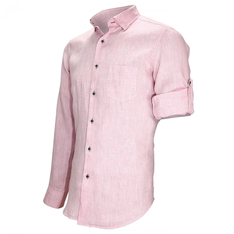 Chemise homme en lin coupe cintrée GAO Andrew Mac Allister