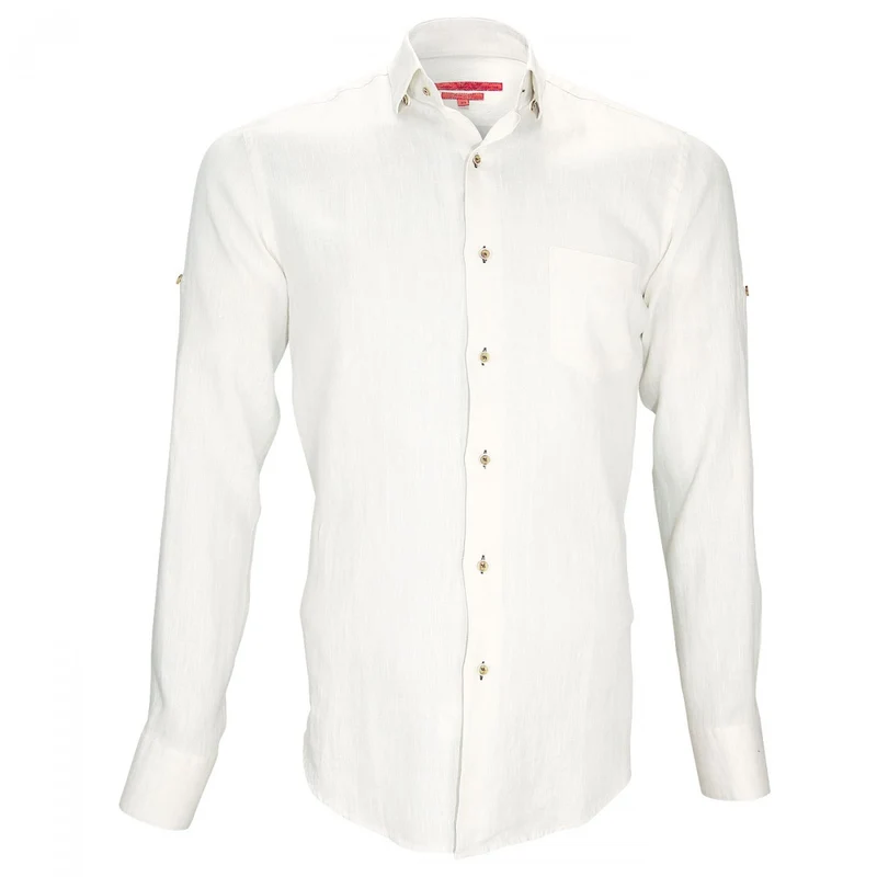 Chemise homme en lin coupe cintrée GAO Andrew Mac Allister