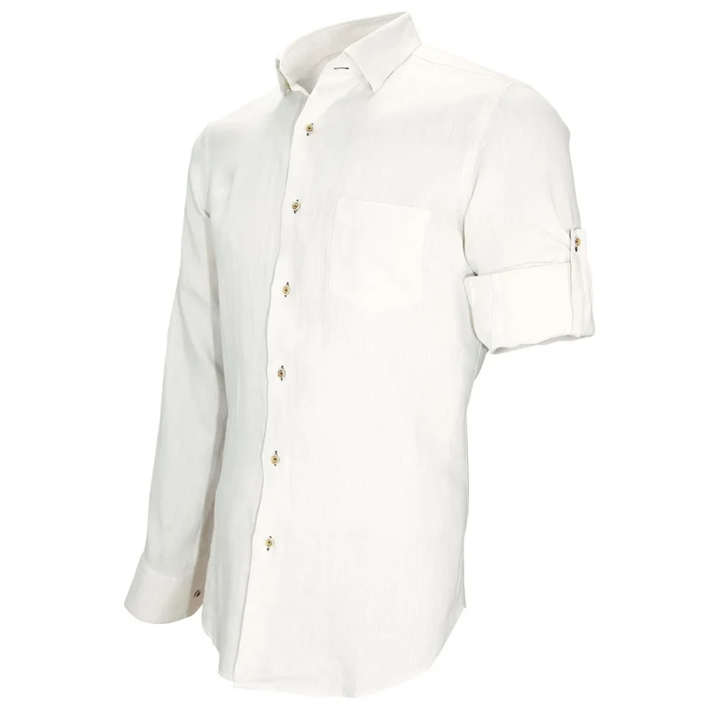 Chemise homme en lin coupe cintrée GAO Andrew Mac Allister