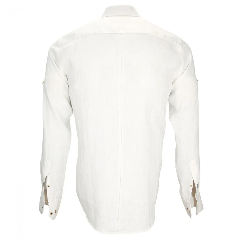 Chemise homme en lin coupe cintrée GAO Andrew Mac Allister
