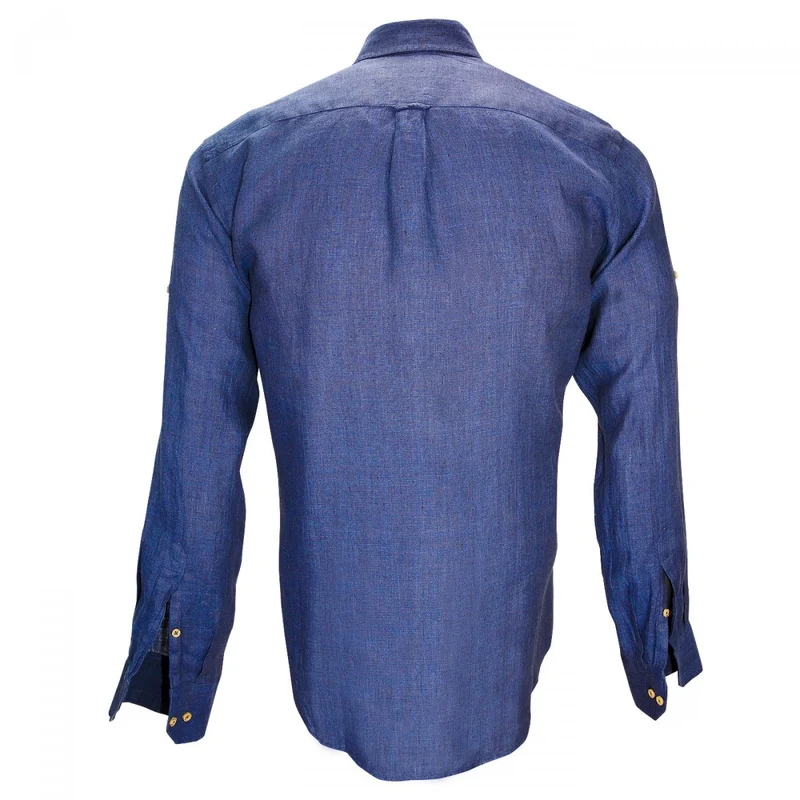 Chemise homme en lin coupe droite SAN REMO Emporio balzani