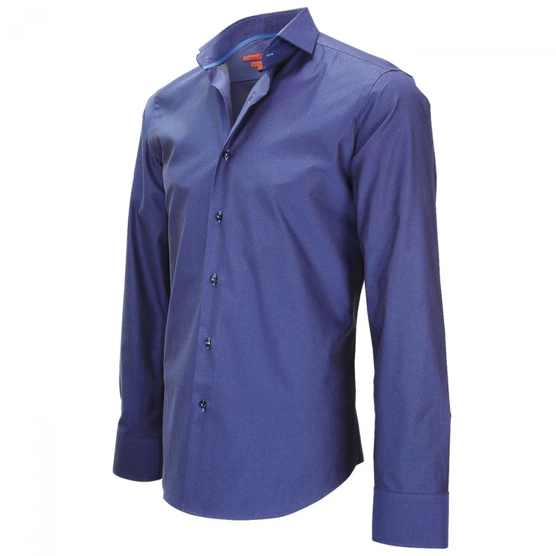 Chemise homme tissu armurée coupe cintrée HOOD Andrew Mac Allister