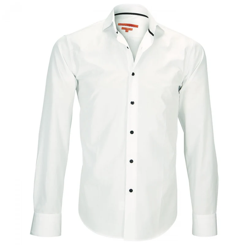 Chemise homme col Italien coupe cintrée HARRY Andrew Mac Allister