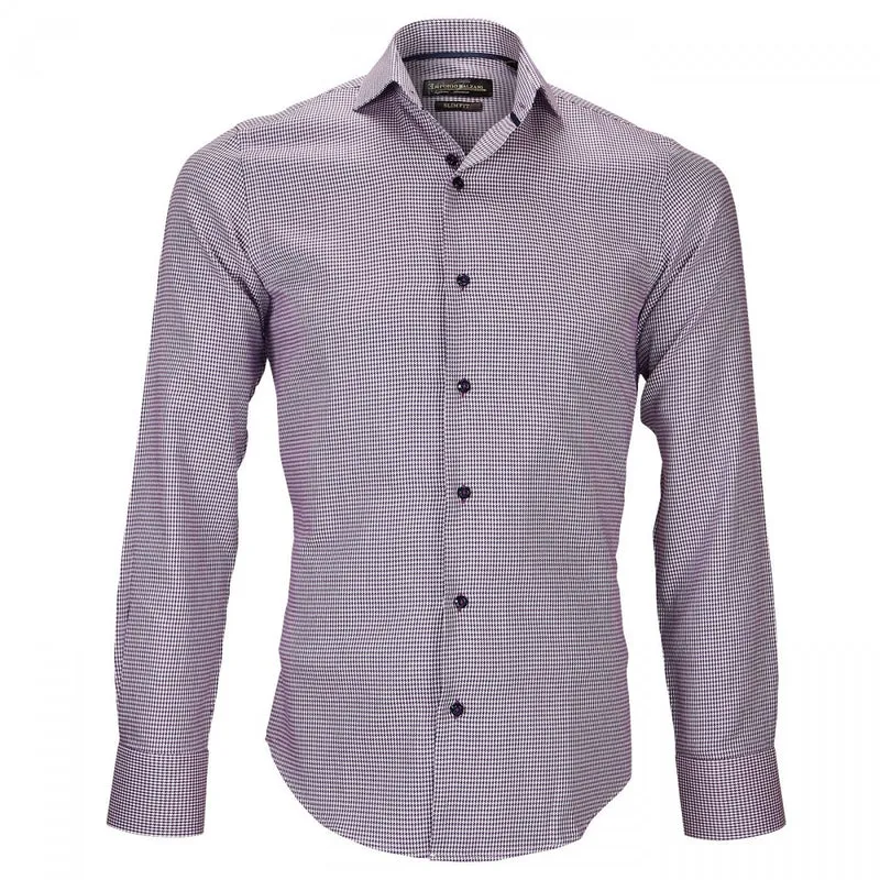 Chemise homme tissu jacquard coupe cintrée FIORI2 Emporio balzani