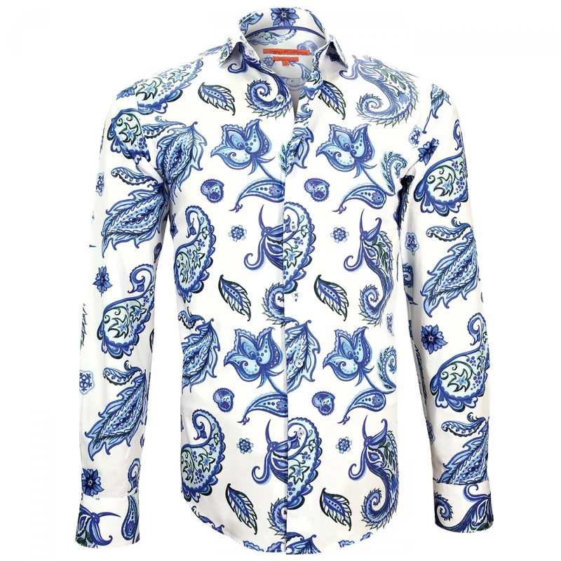 Chemise homme imprimée coupe cintrée PAYSLEY Andrew Mac Allister