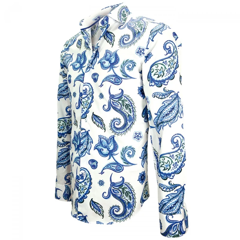 Chemise homme imprimée coupe cintrée PAYSLEY Andrew Mac Allister