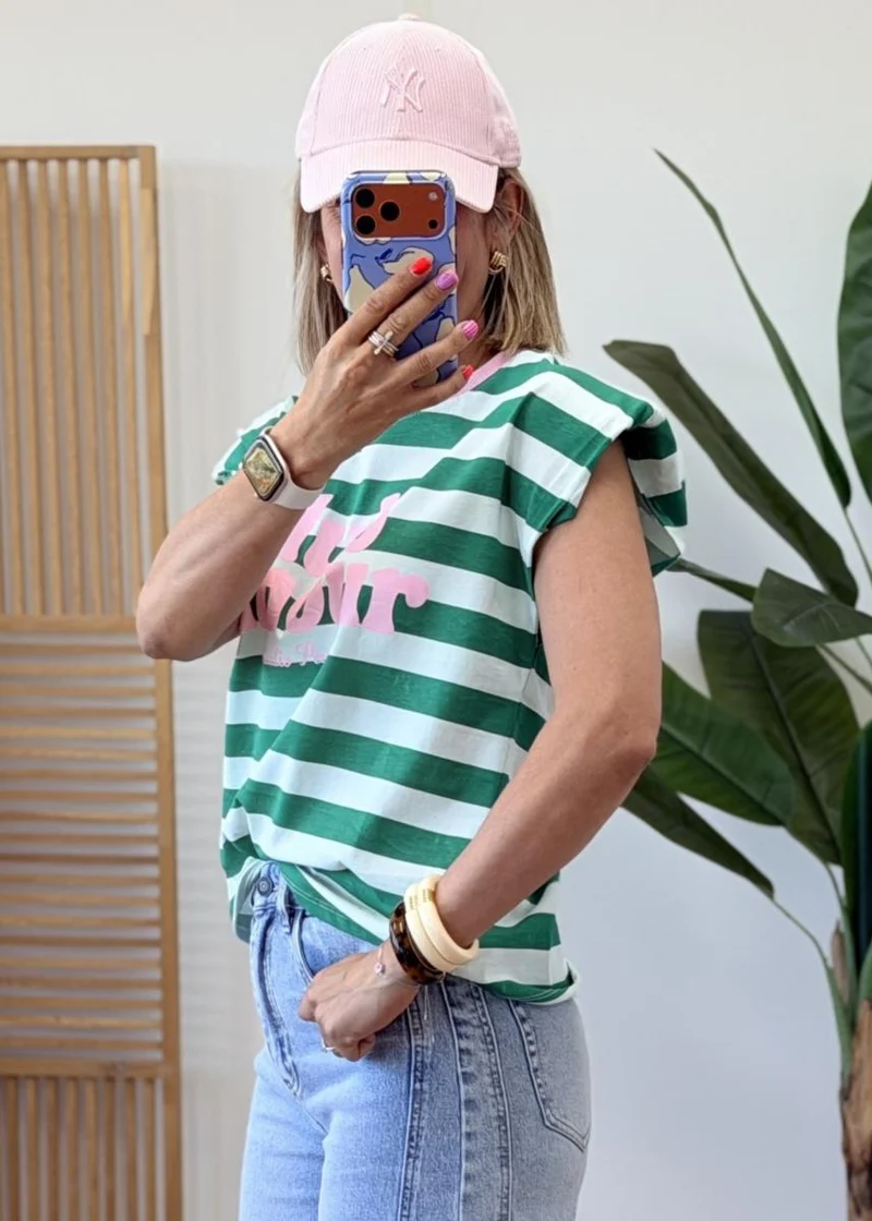 Tee shirt club amour vert
