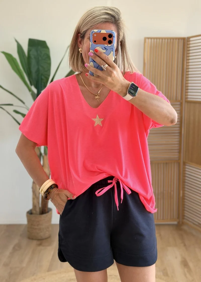 Short molletonné marine