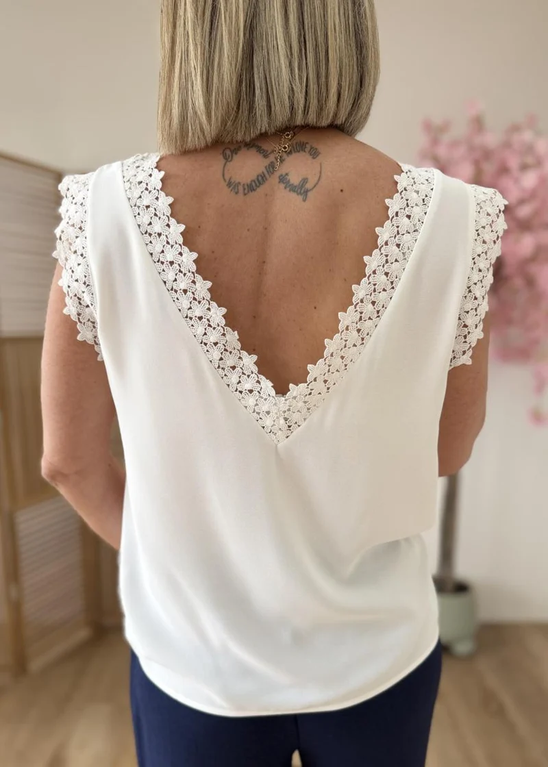 Top Naomie blanc