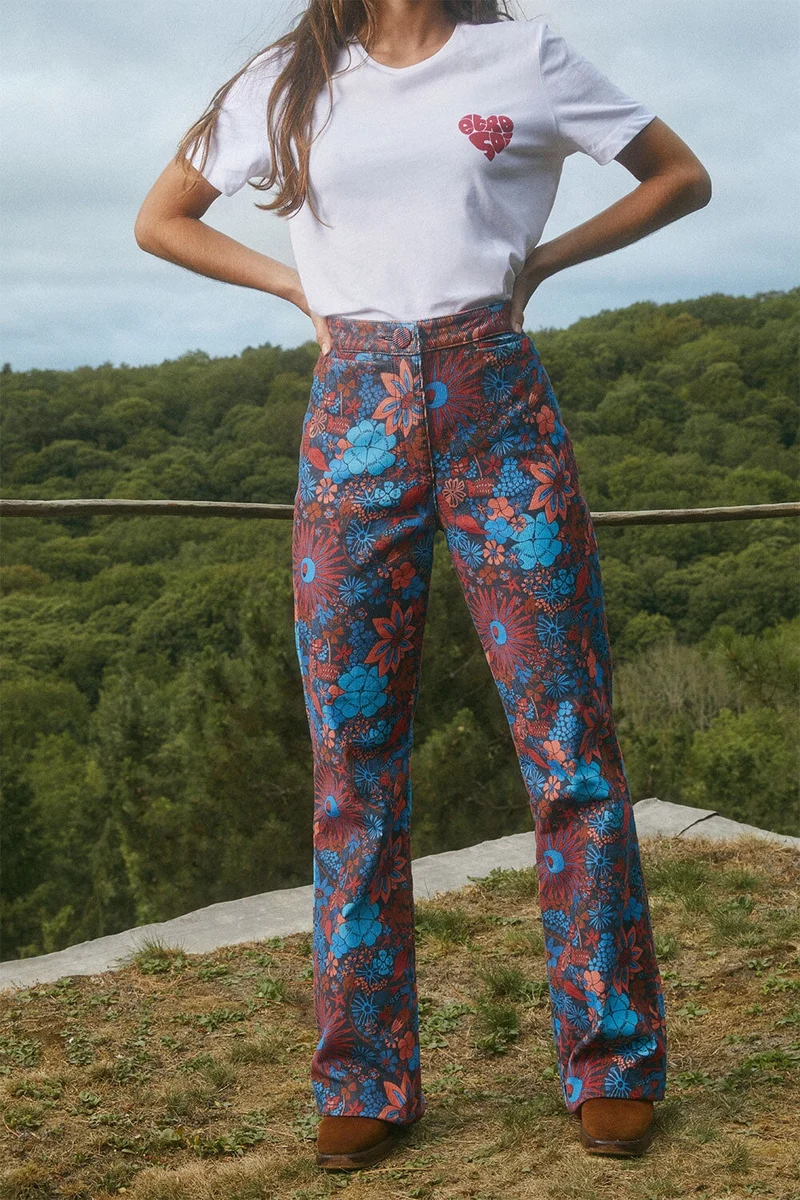 Pantalon Morphée en velours Trèfle