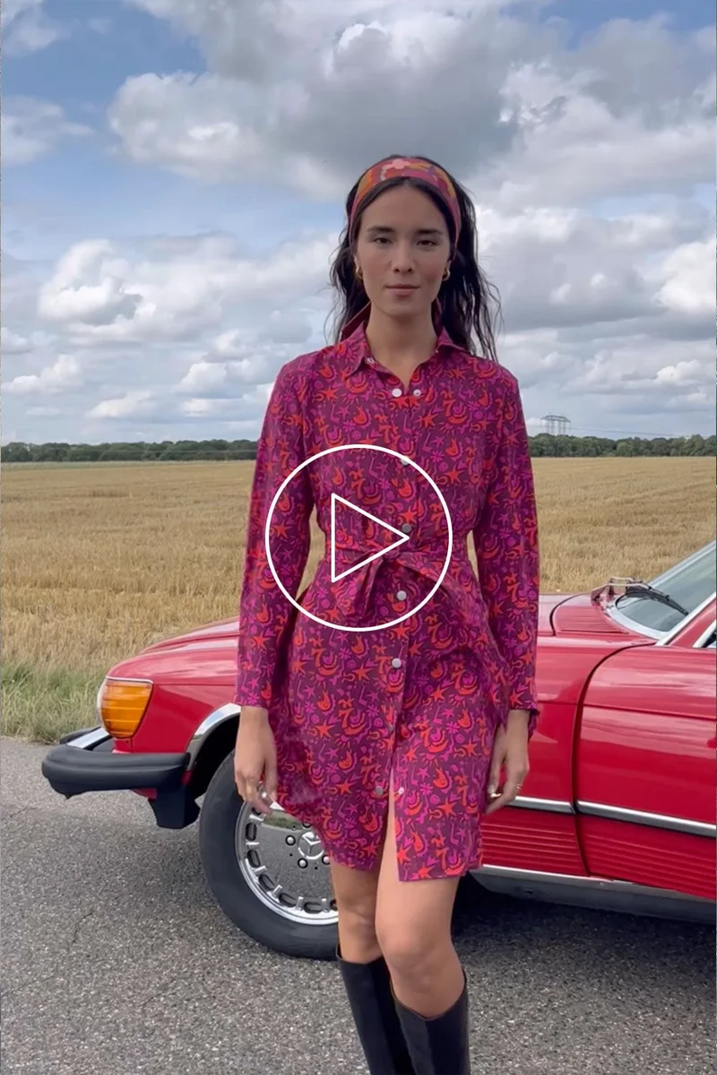 Robe Imprévisible en soie Grigri