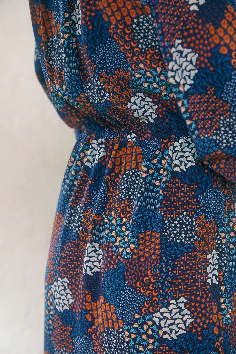 Robe Héroïne en soie Zodiac