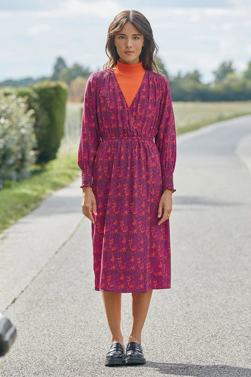 Robe Héroïne en soie Grigri