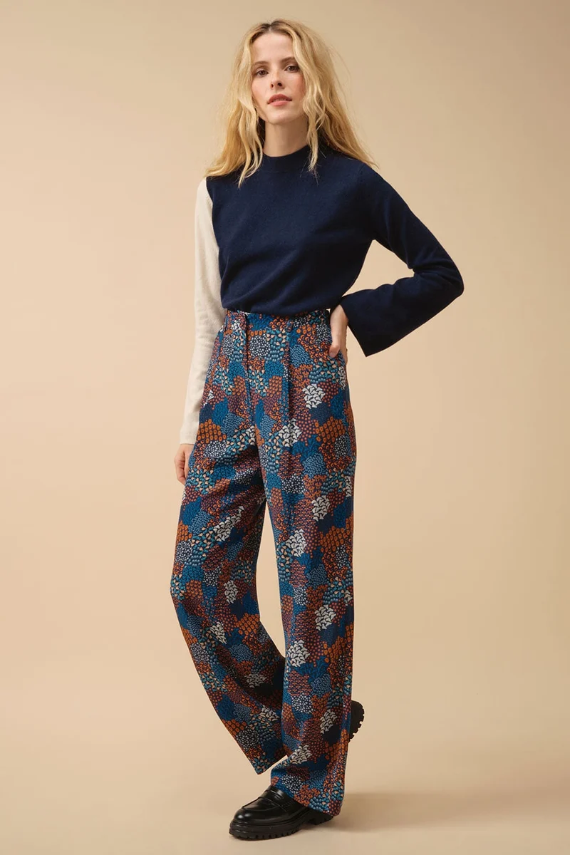 Pantalon Olympe en soie Zodiac