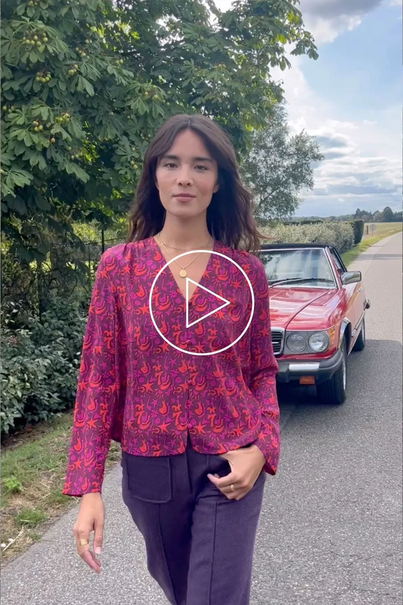 Blouse Envoutante en soie Grigri