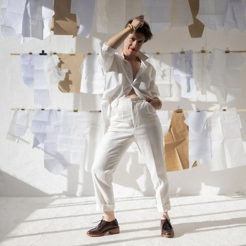 Kit Couture CAP Tailleur, Toile Ramie - Pantalon