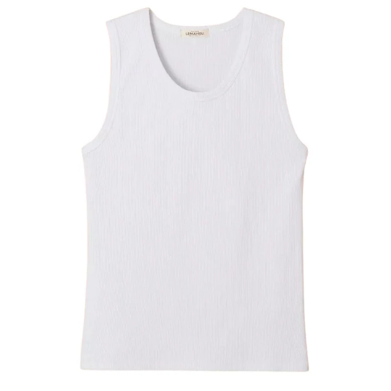 Débardeur homme blanc coton bio