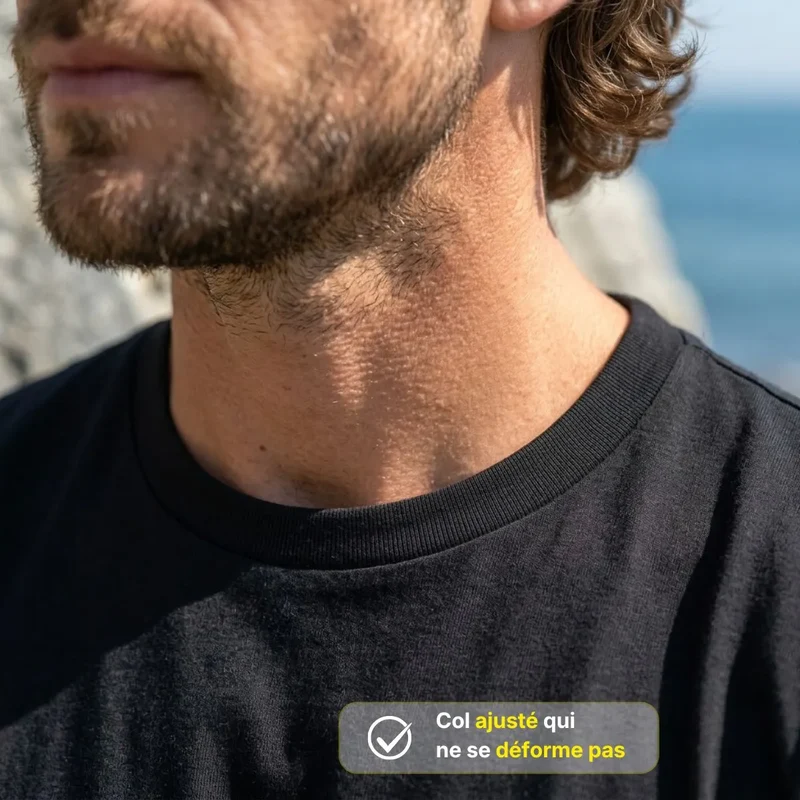 T-shirt homme noir LE 240