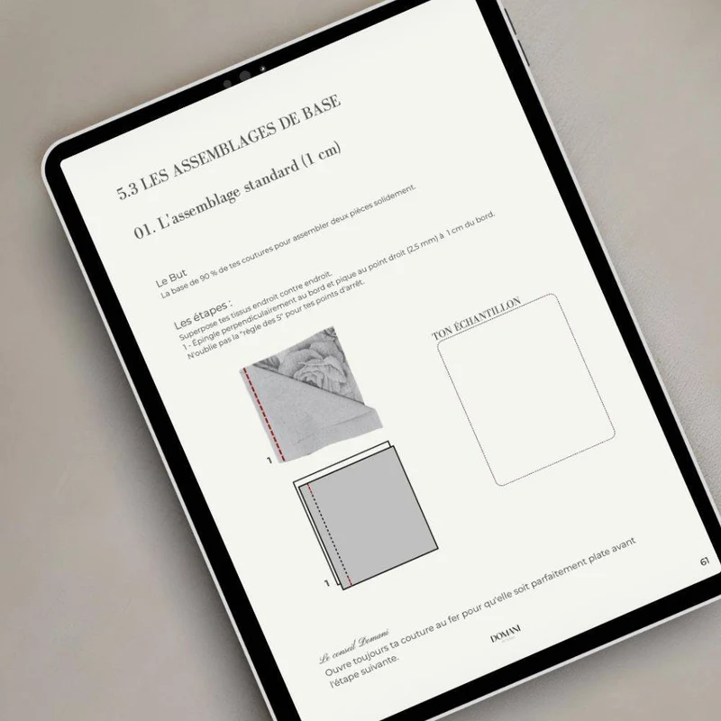 GUIDE DE COUTURE PDF | Tout sur la couture | Domani Patterns | VERSION FRANÇAISE