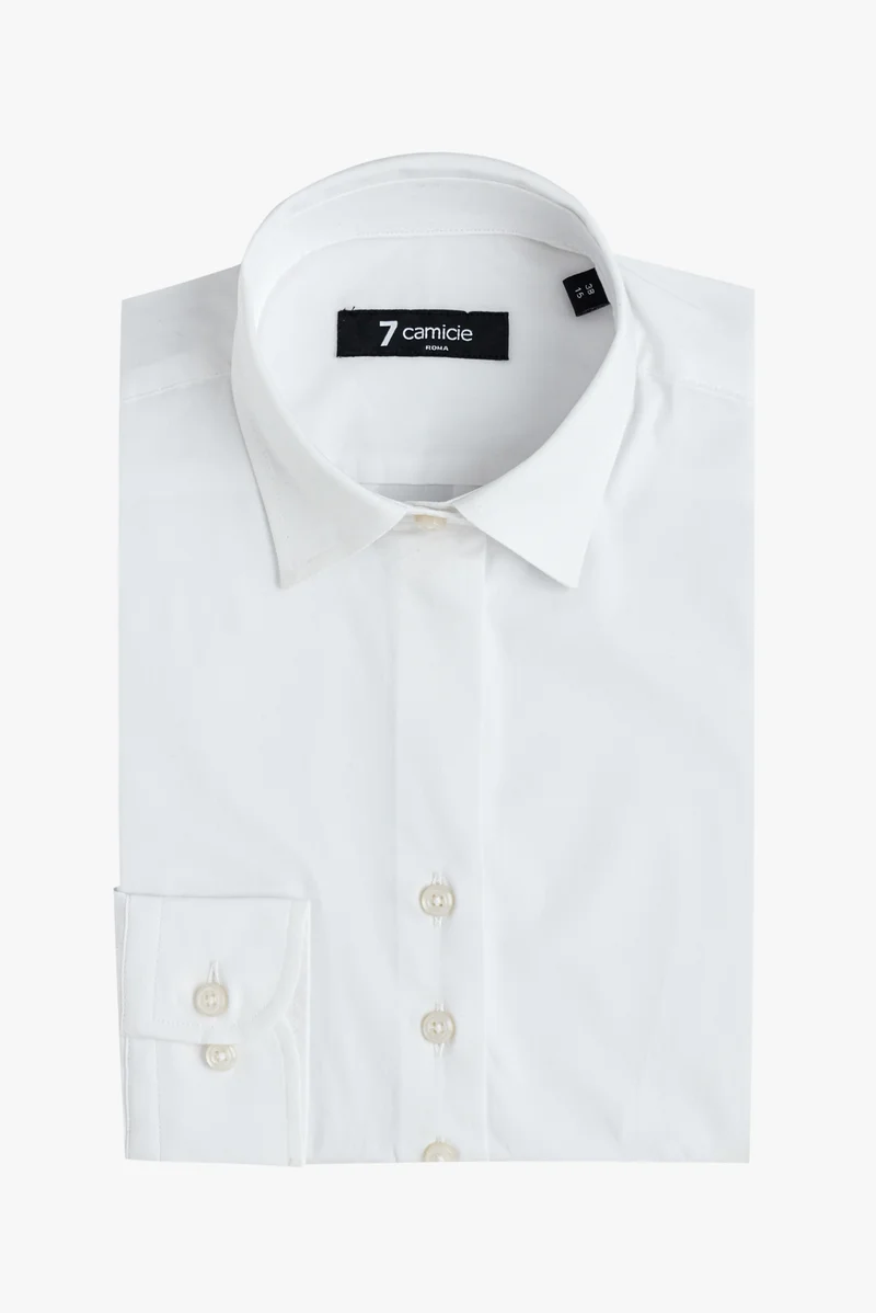 Linda Essentials Poplin Stretch Women Shirt White