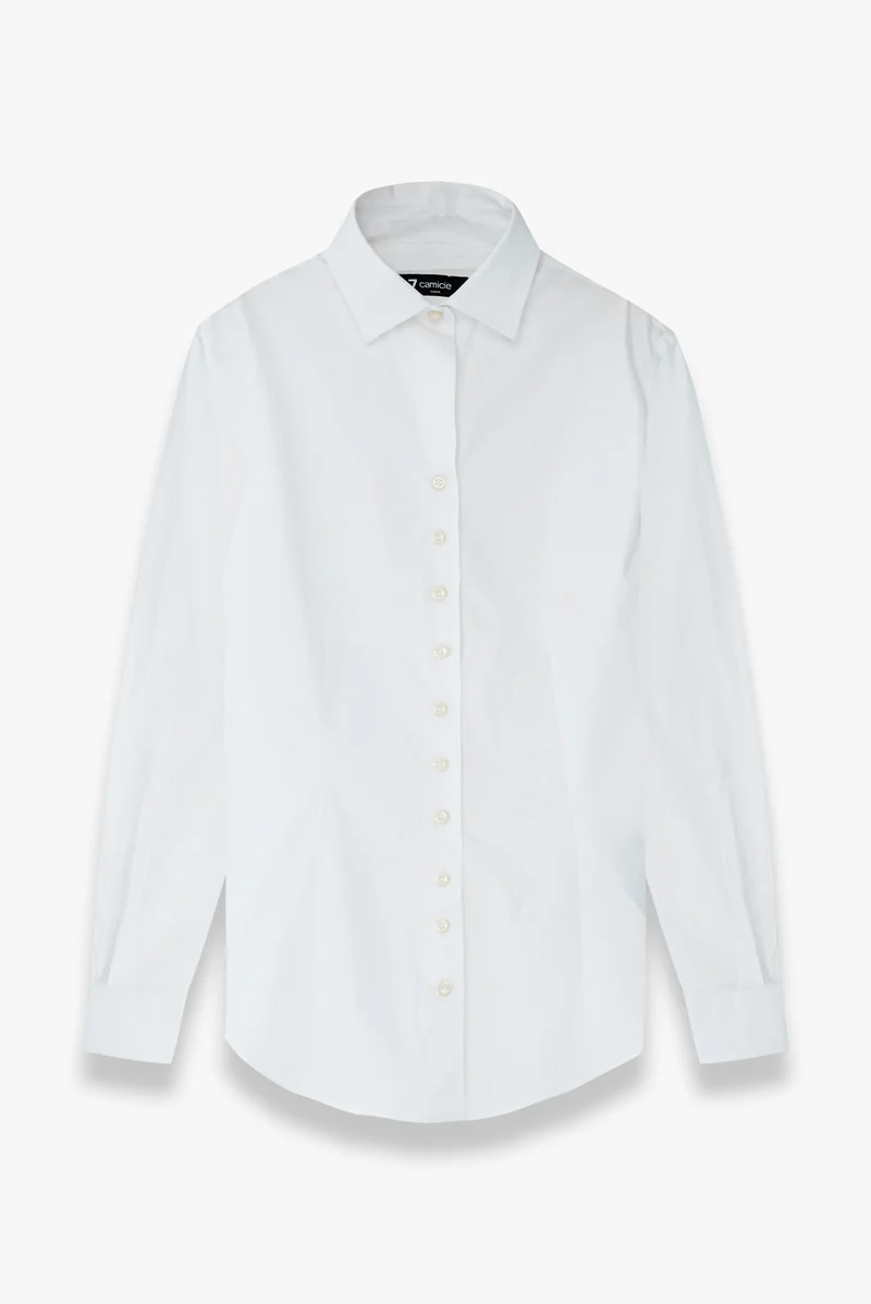 Linda Essentials Poplin Stretch Women Shirt White