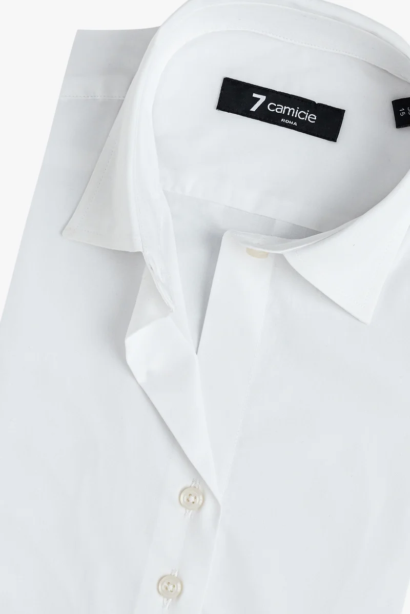 Linda Essentials Poplin Stretch Women Shirt White
