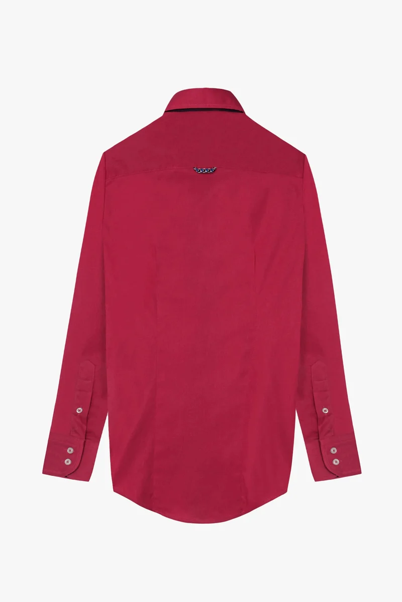 Silvia Iconic Poplin Stretch Women’s Shirt Pink
