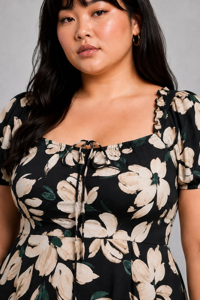 Orlina|Viscose Highlow Maxi Dress
