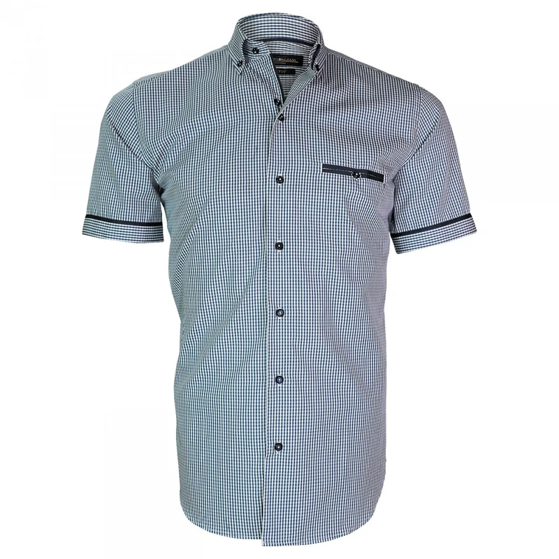 Chemisette homme vichy coupe cintrée PIASTRELLA Emporio balzani