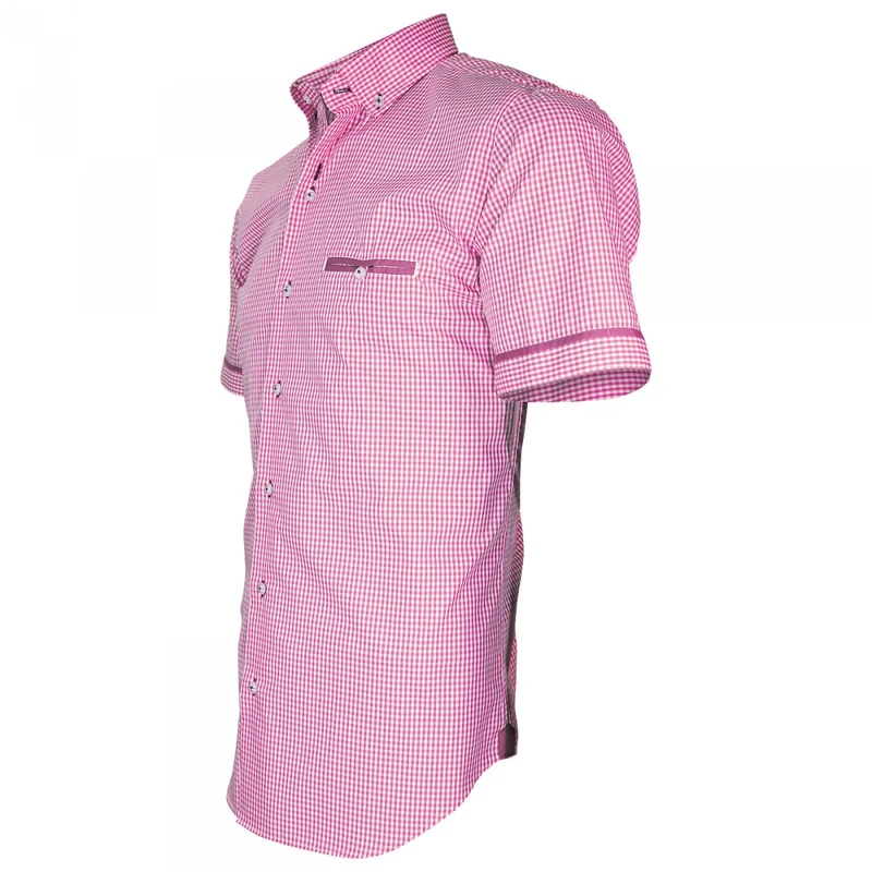 Chemisette homme vichy coupe cintrée PIASTRELLA Emporio balzani
