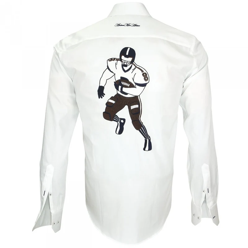 Chemise homme brodée coupe cintrée SUPERBALL Andrew Mac Allister