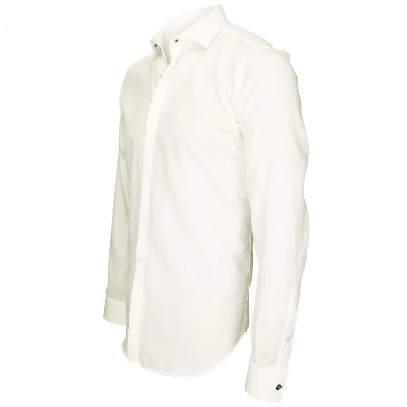 Chemise homme tissu armuré coupe cintrée WEMBLEY Andrew Mac Allister