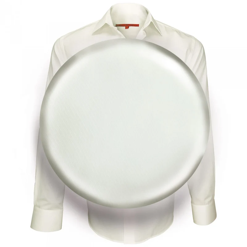 Chemise homme tissu armuré coupe droite SAINT JAMES Andrew Mac Allister