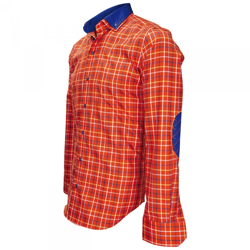 Chemise homme à coudières coupe cintrée COLLOSEO Emporio balzani