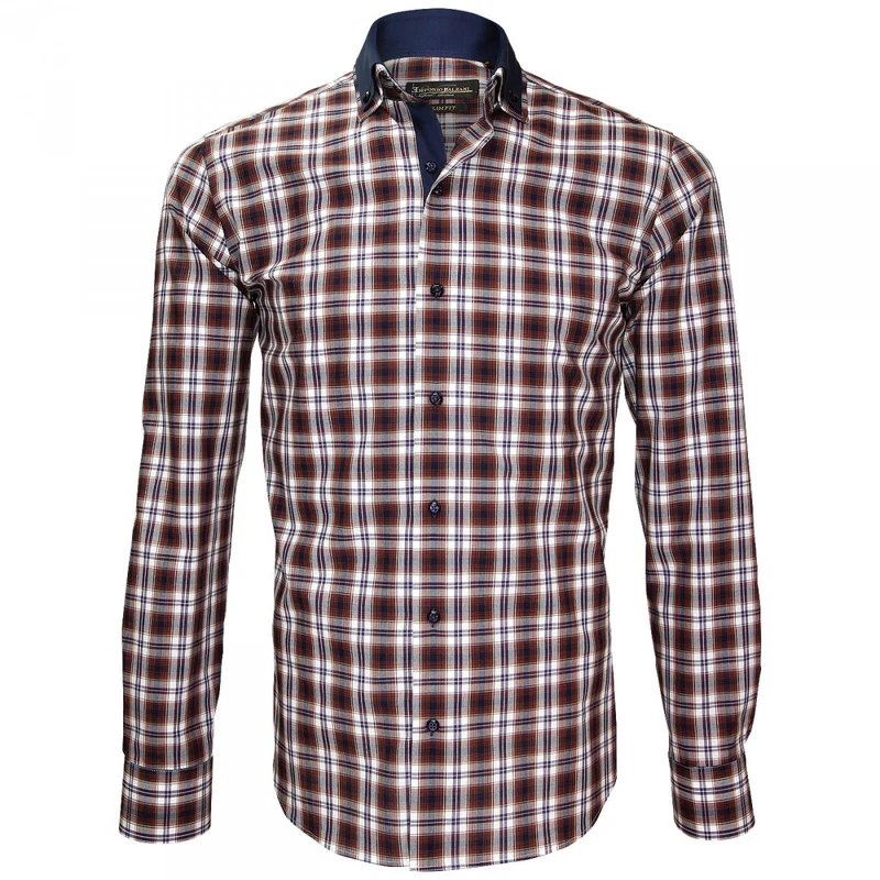 Chemise homme à coudières coupe cintrée COLLOSEO Emporio balzani