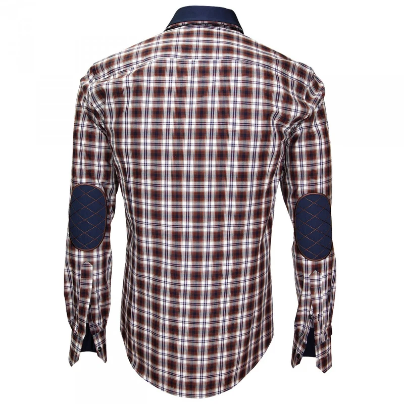 Chemise homme à coudières coupe cintrée COLLOSEO Emporio balzani