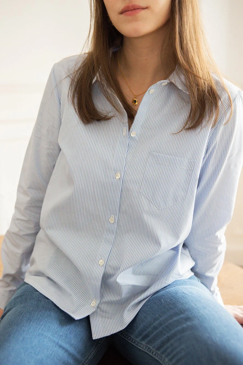Chemise Sarah - fines rayures