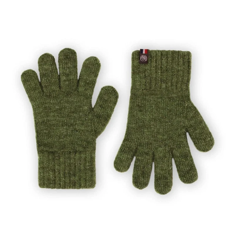 Gants tactiles kaki