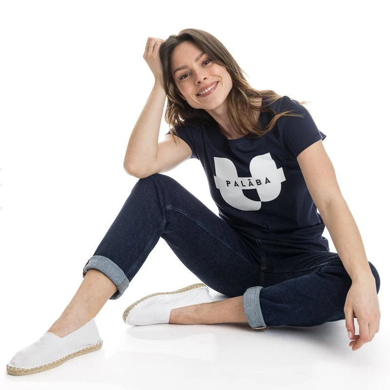 T-shirt Femme bleu marine - La Signature