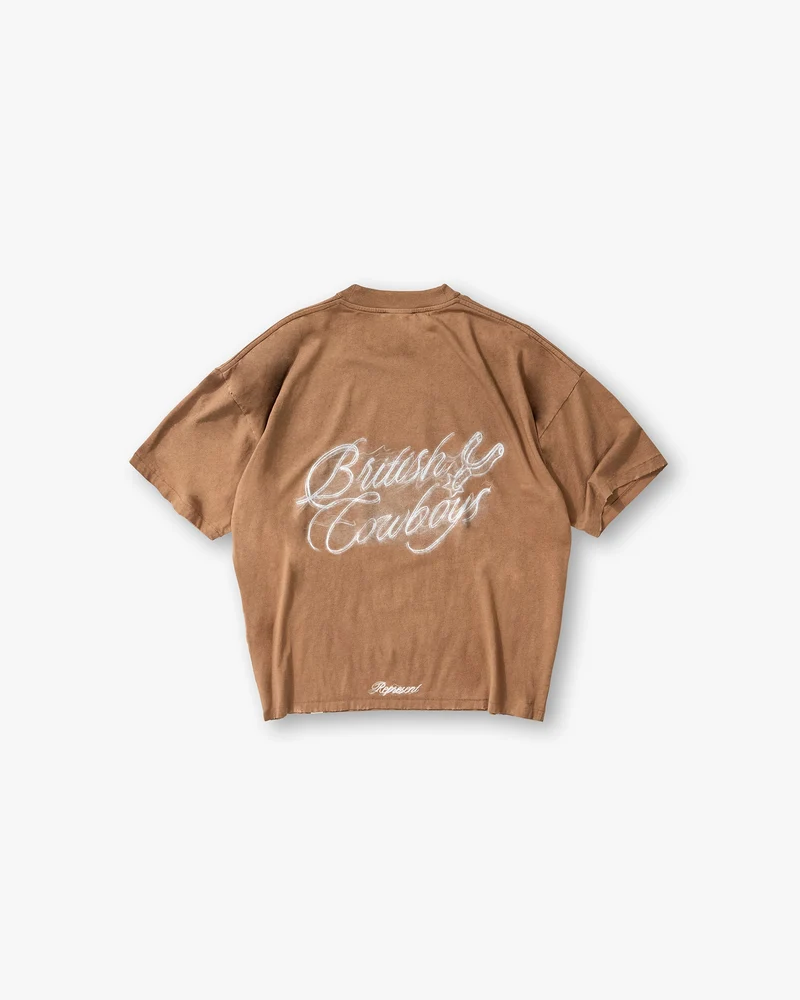 British Cowboys T-Shirt - Dusty Brown