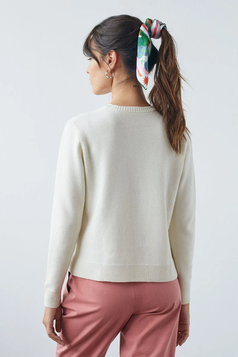 Pull Bonheur en laine