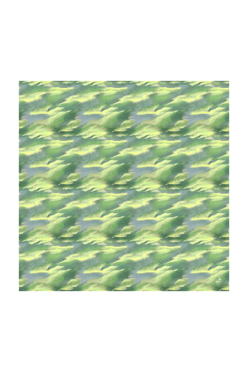 Foulard en soie Boréal