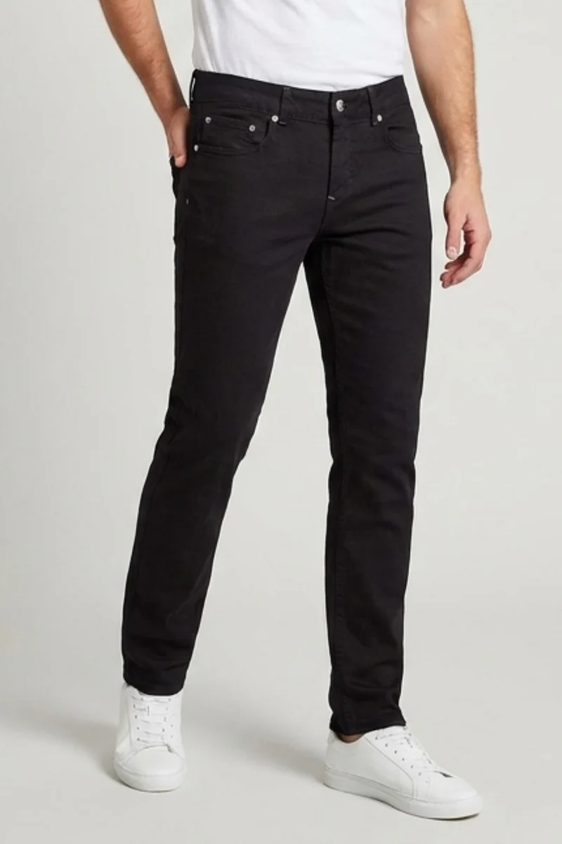 Cotton Stretch Man Pant Black