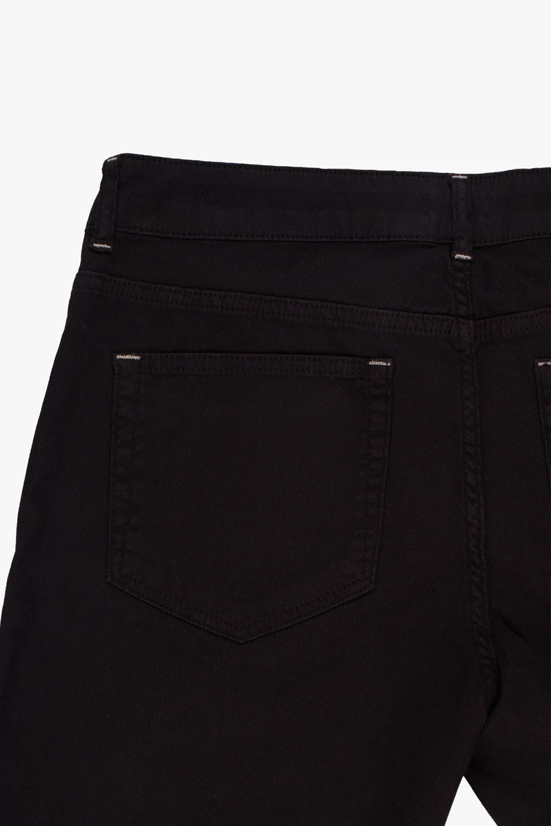 Cotton Stretch Man Pant Black