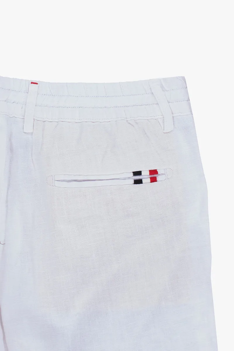 Linen Man Pant White