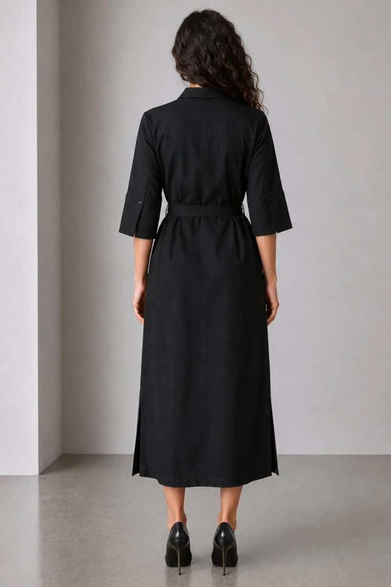 Marlow|Cotton Utility Shirt Dress