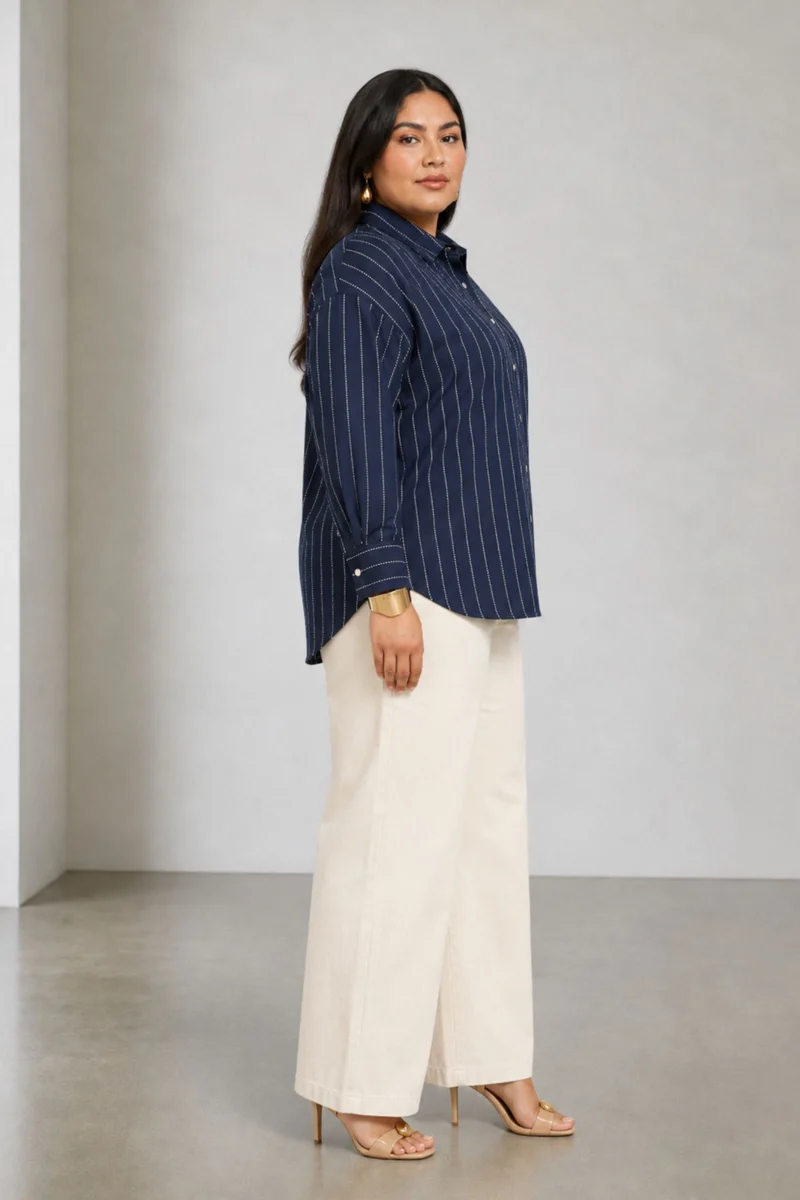 Tallis|Cotton Relaxed Fit Shirt