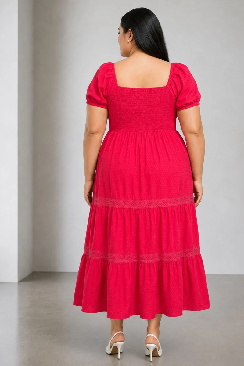 Pavina|Cotton Tiered Maxi Dress