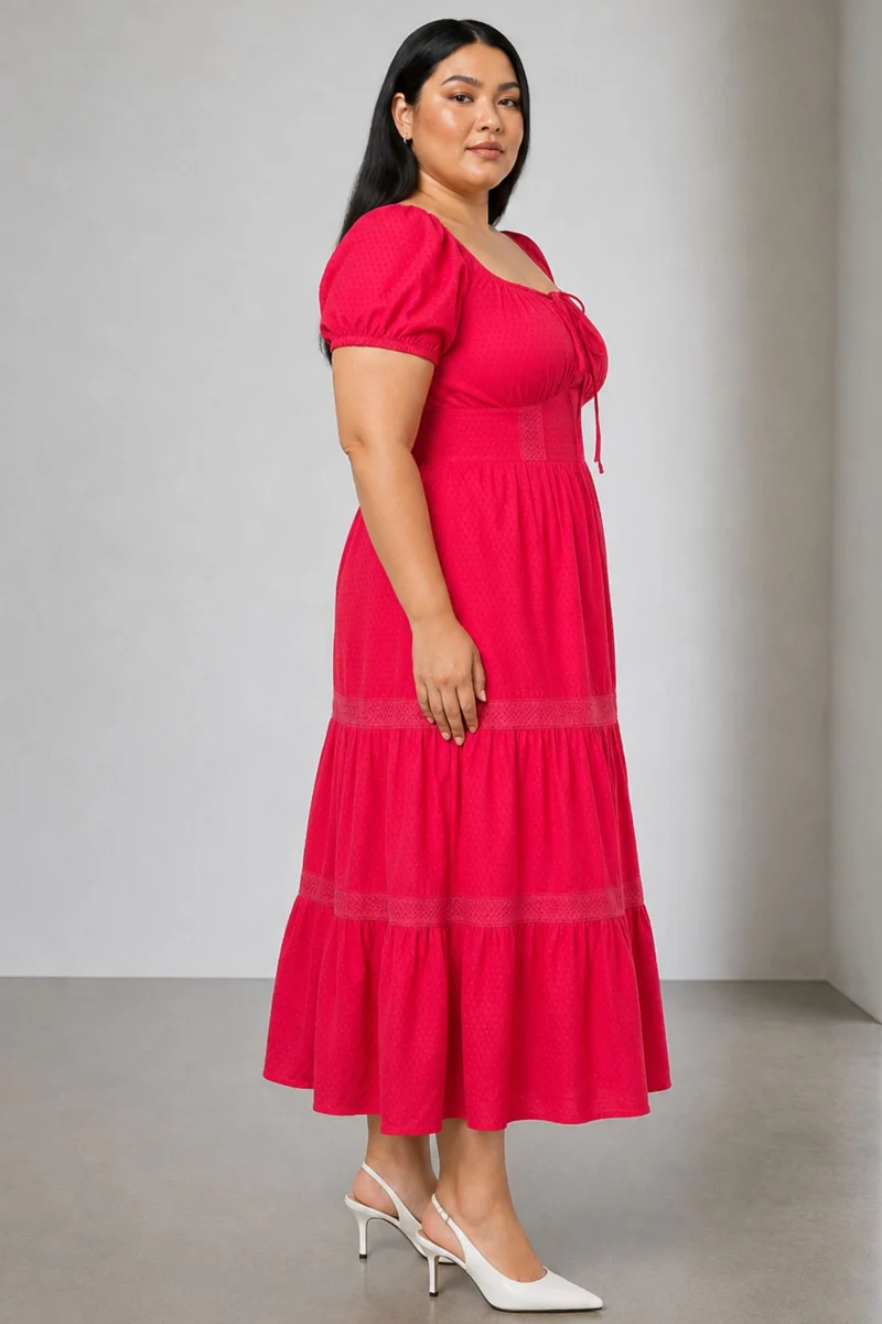 Pavina|Cotton Tiered Maxi Dress